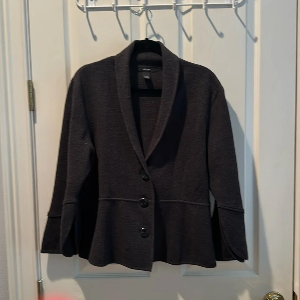 Alfani dark gray knit Blazer Sz XL - Picture 1 of 5